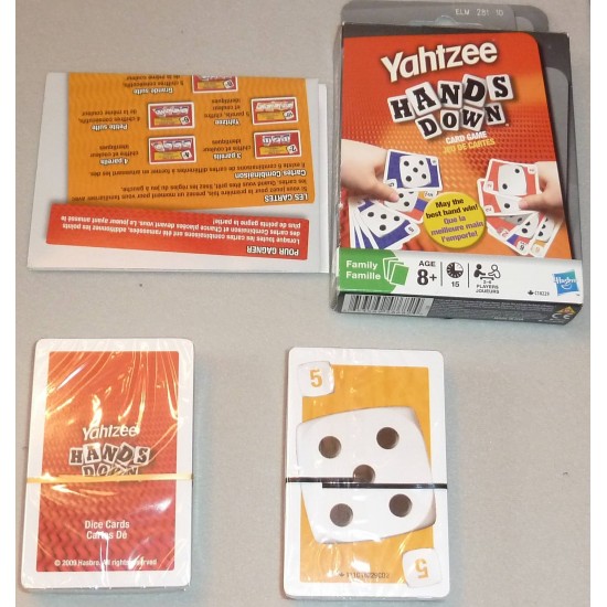 Yahtzee Hands Down (jeu de cartes/card game)